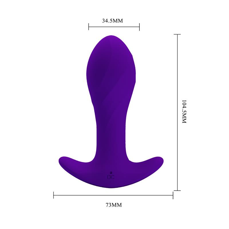 Estimulador Anal con Vibración Púrpura - Imagen 6
