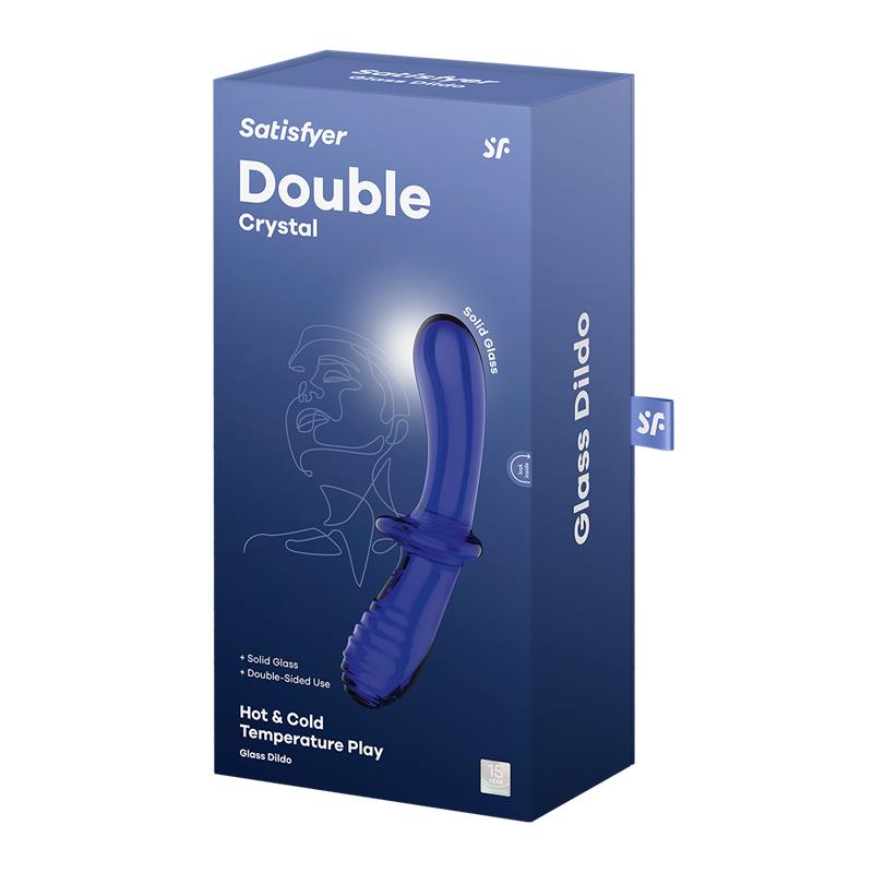 Estimulador de Cristal Double Crystal Hot and Cold Azul - Imagen 6