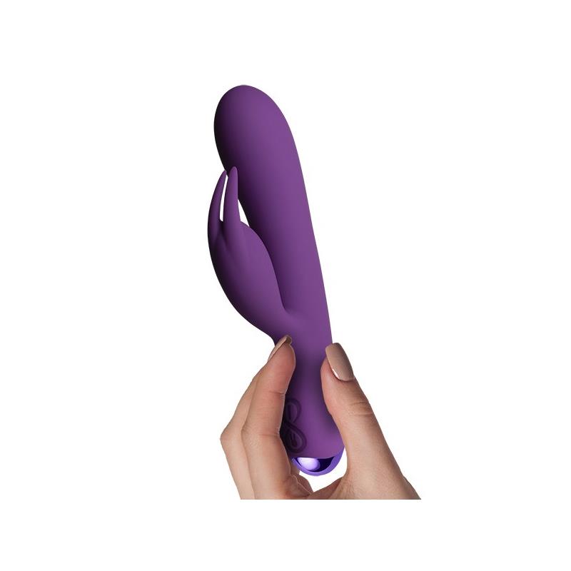 Flutter Rabbit Vibrador con Conejito 2 Motores Púrpura - Imagen 5