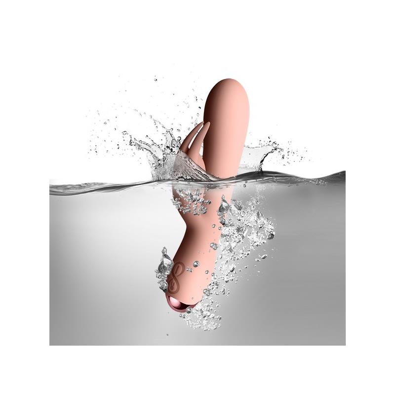 Flutter Rabbit Vibrador con Conejito 2 Motores Rosa - Imagen 5