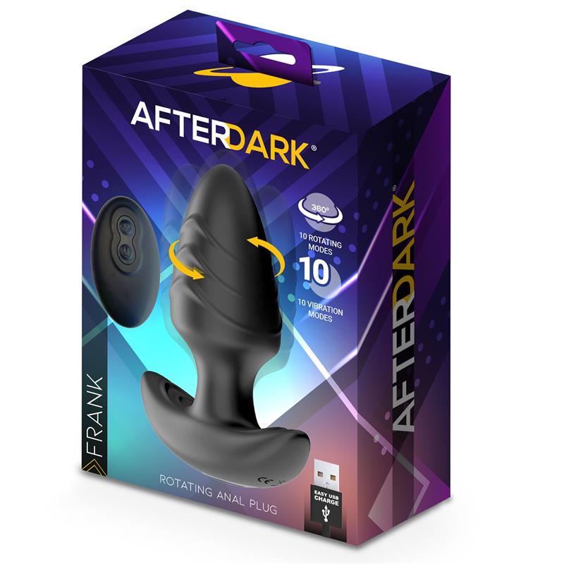 Frank Plug Anal con Vibración y Rotación 360º y Control Remoto - Imagen 9
