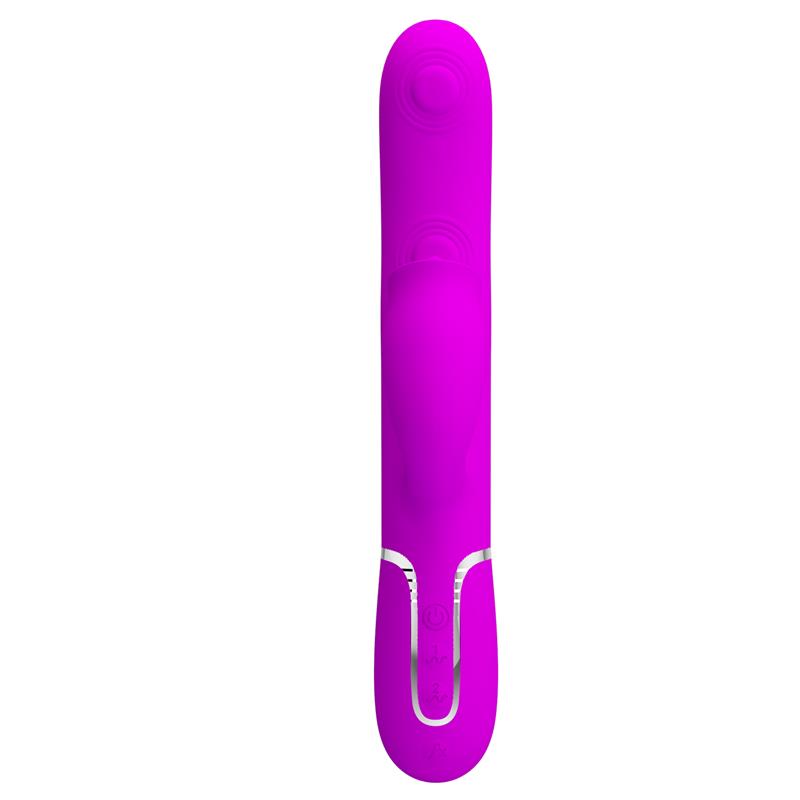 Gigi Vibrador con Licking y Thumping Fucsia - Imagen 5