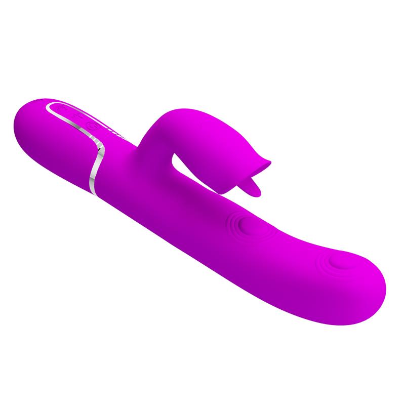 Gigi Vibrador con Licking y Thumping Fucsia - Imagen 7