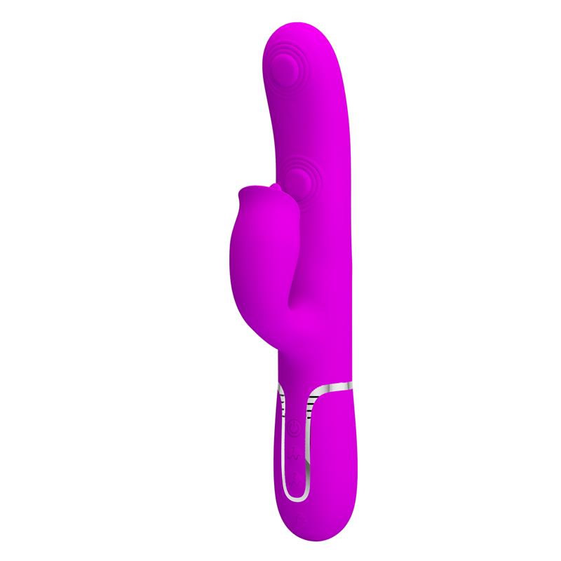 Gigi Vibrador con Licking y Thumping Fucsia - Imagen 9