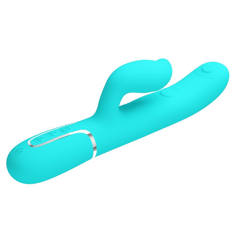 Gigi Vibrador con Licking y Thumping Turquesa - Imagen 12