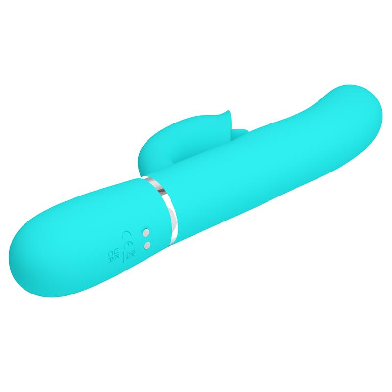 Gigi Vibrador con Licking y Thumping Turquesa - Imagen 10