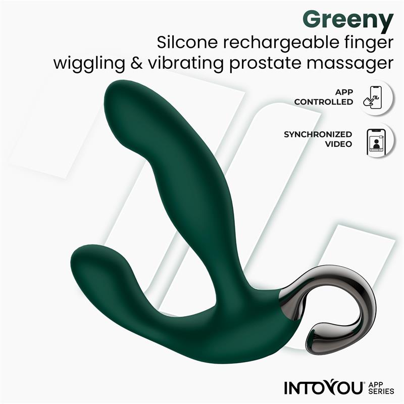 Greeny Masajeador Prostático con Finger Wiggling y App - Imagen 8