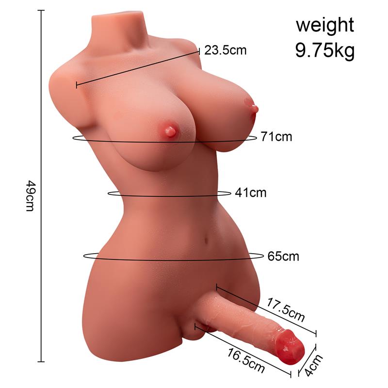 Hermosa Lady Boy Torso con Vibración y Thrusting 9.75 kg - Imagen 11