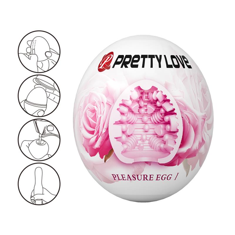 Huevo Masturbador Pleasure Egg I Rosa - Imagen 5