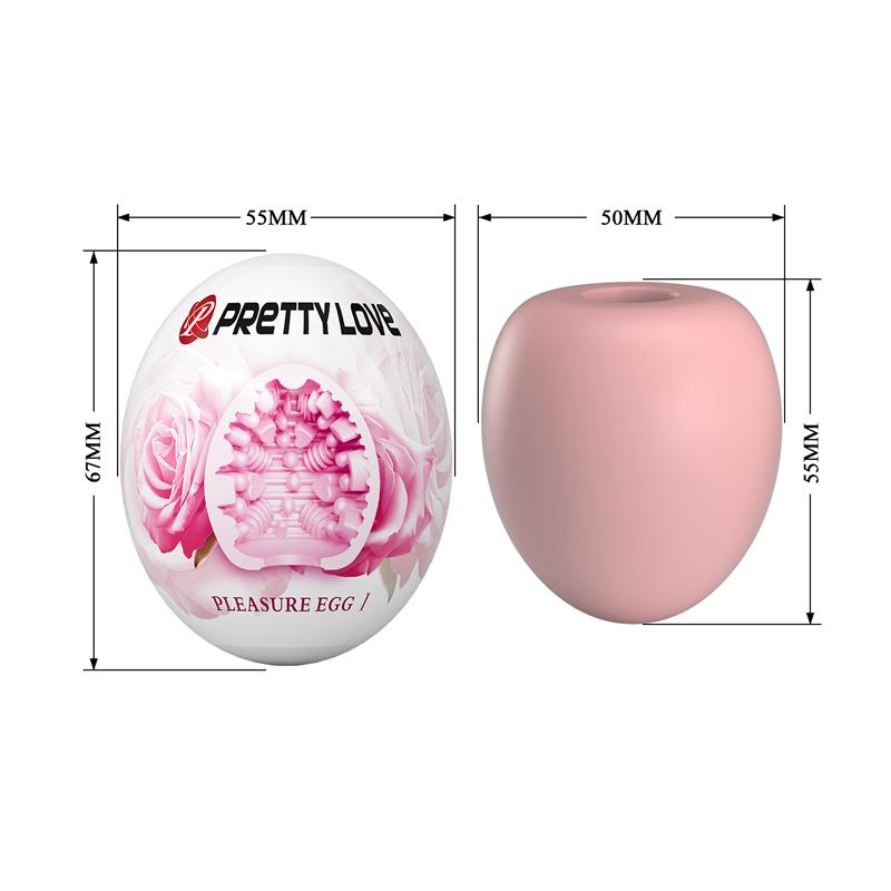 Huevo Masturbador Pleasure Egg I Rosa - Imagen 6