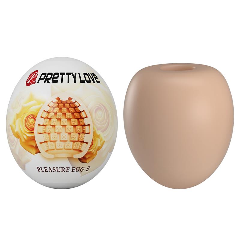 Huevo Masturbador Pleasure Egg II Naranja - Imagen 4