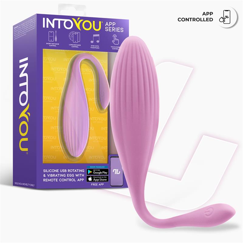 Huevo Vibrador con Bolas Internas con Rotación y APP USB - Imagen 3