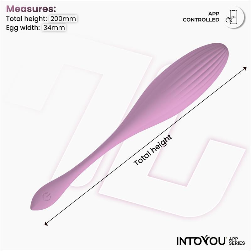 Huevo Vibrador con Bolas Internas con Rotación y APP USB - Imagen 5