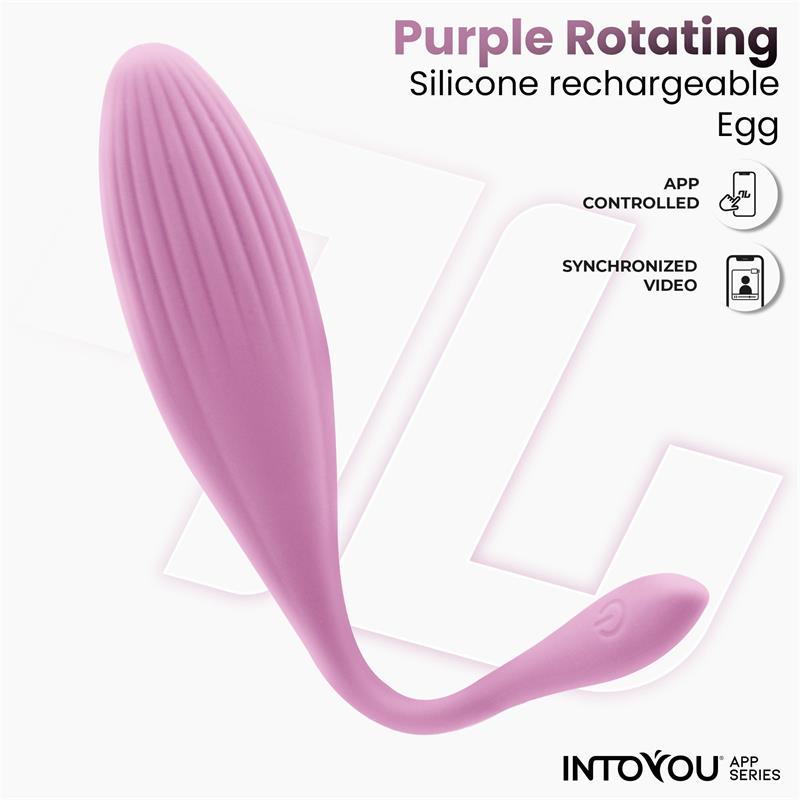 Huevo Vibrador con Bolas Internas con Rotación y APP USB - Imagen 6