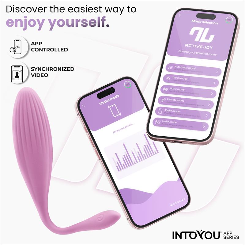 Huevo Vibrador con Bolas Internas con Rotación y APP USB - Imagen 10