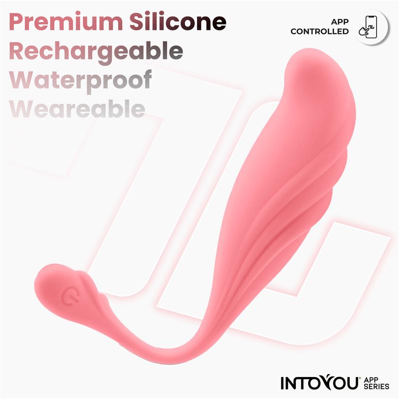Huevo Vibrador con Movimiento Waving con APP USB - Imagen 6