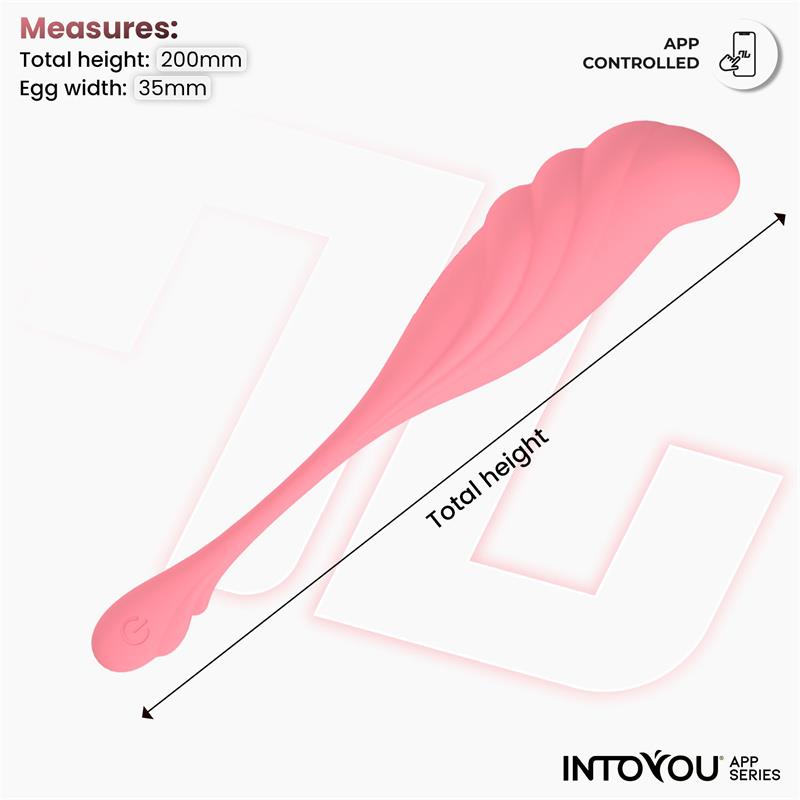 Huevo Vibrador con Movimiento Waving con APP USB - Imagen 7