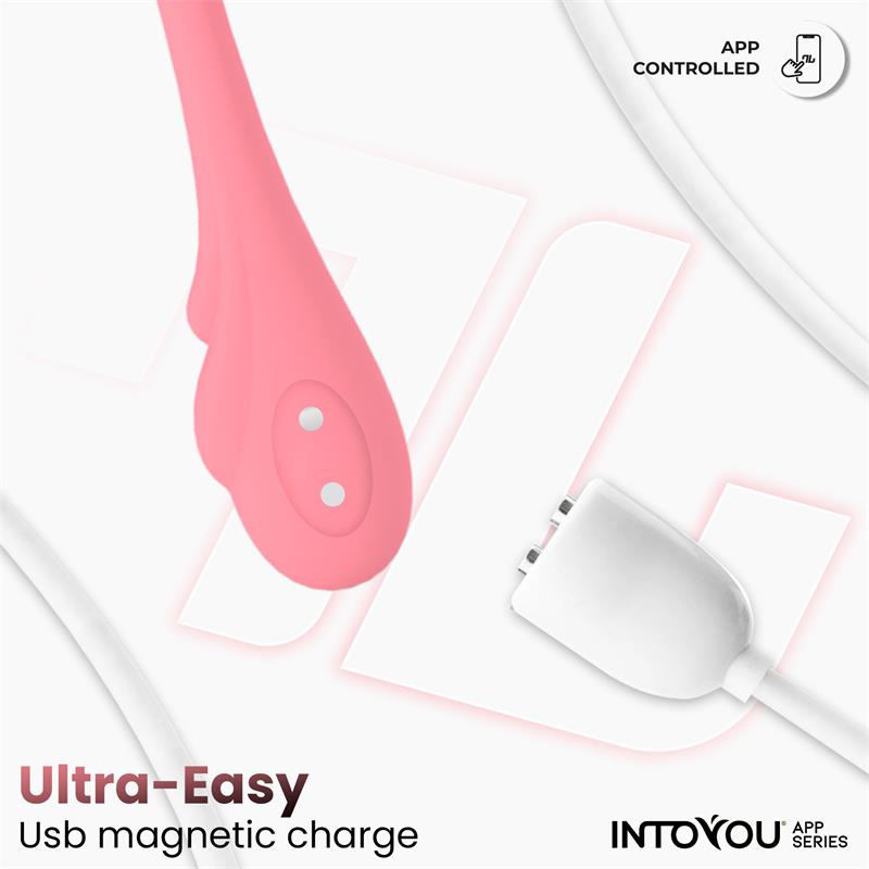 Huevo Vibrador con Movimiento Waving con APP USB - Imagen 9