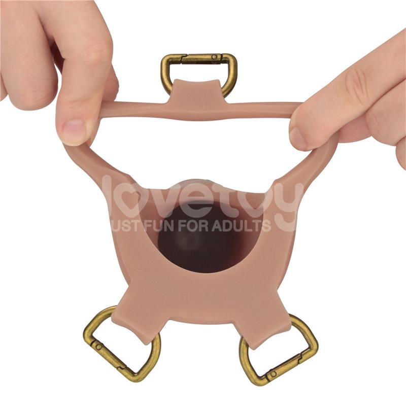 Ingen Arnés Ajustabe con Dildo Hueco 9 Enhanced Set XS/S/M - Imagen 4