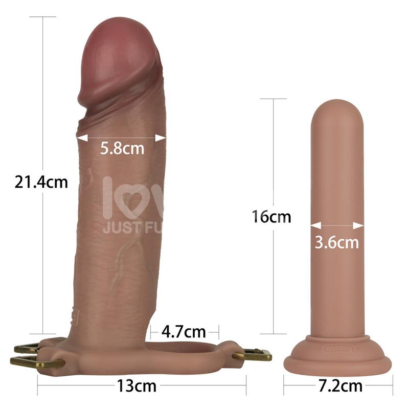Ingen Arnés Ajustabe con Dildo Hueco 9 Enhanced Set XS/S/M - Imagen 22
