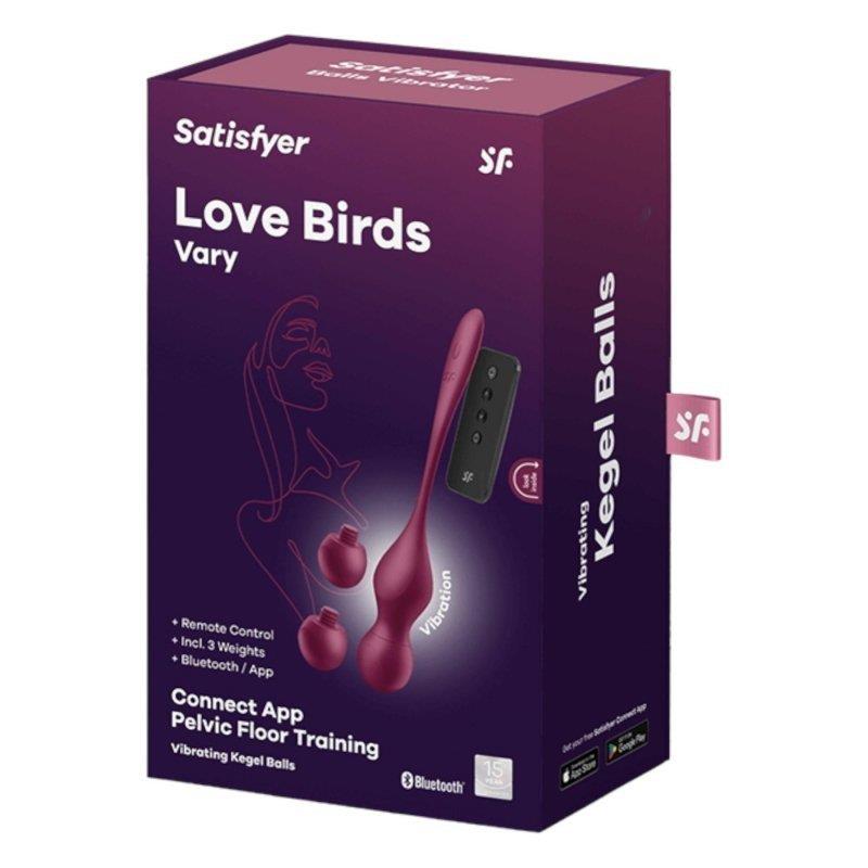 Love Birds Vary con APP Rojo Vino - Imagen 4