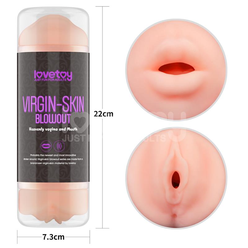 Masturbador Masculino Virgin-skin Vagina y Boca - Imagen 10