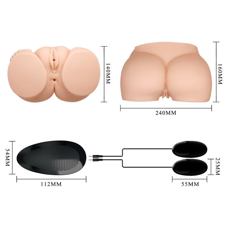 Masturbador Vagina y Ano con Vibración - Imagen 8