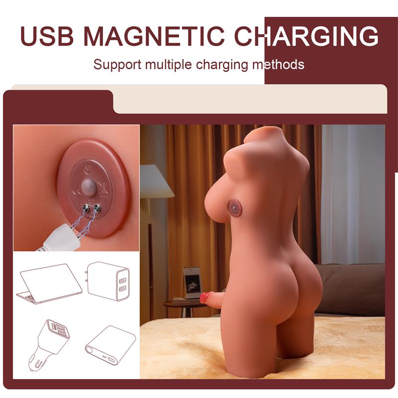 Miah Lady Boy Torso con Vibración y Thrusting 9.8 kg - Imagen 4