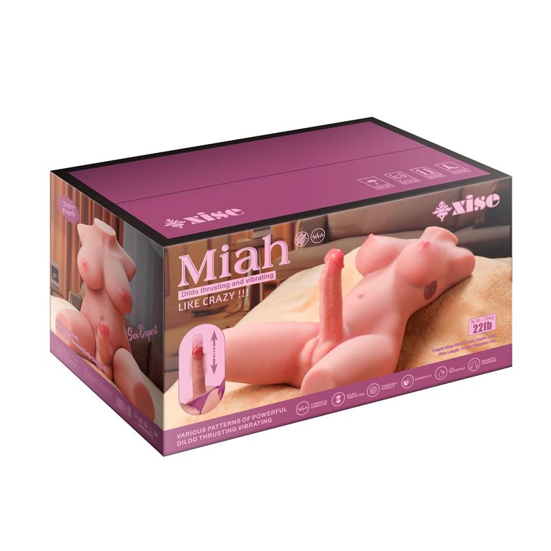 Miah Lady Boy Torso con Vibración y Thrusting 9.8 kg - Imagen 6