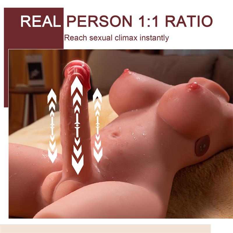Miah Lady Boy Torso con Vibración y Thrusting 9.8 kg - Imagen 10