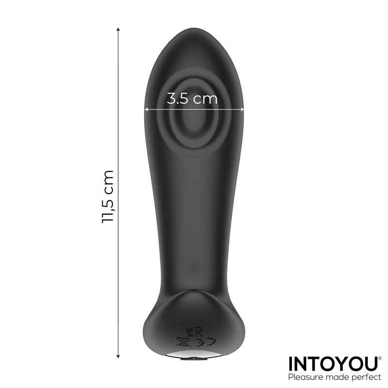 Milton Plug Anal con Doble Tapping y Control Remoto - Imagen 4