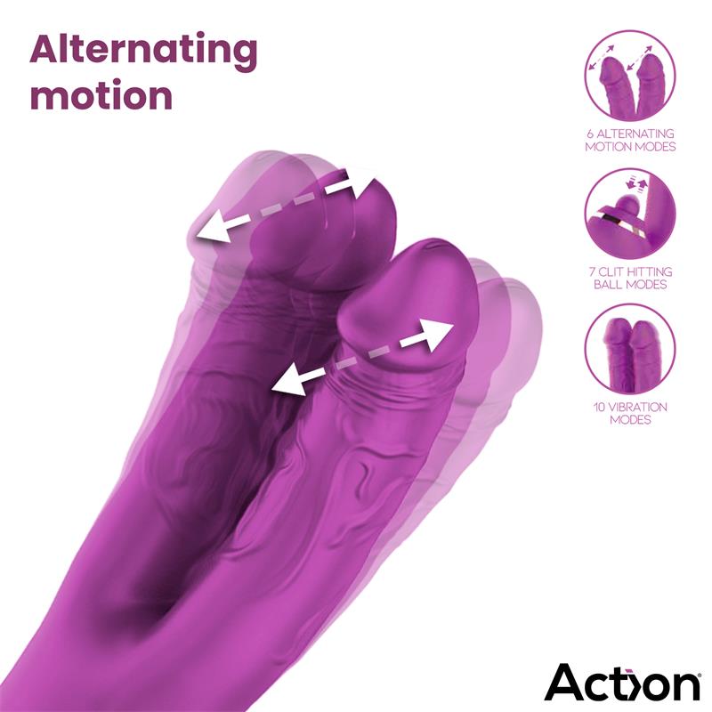 Nico Vibrador con Dildos Alternantes y Bola Percutora 4 Motores - Imagen 4