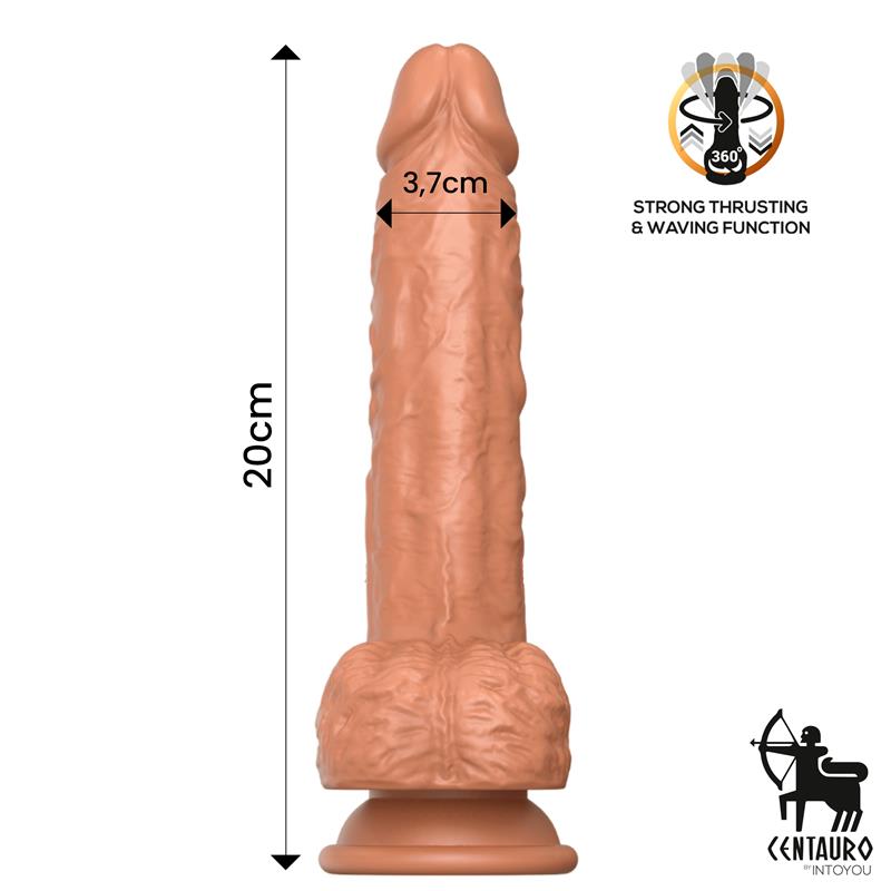 Octavius Dildo con Vibración, Thrusting y Waving 360º 7.8 - 20 cm - Imagen 6