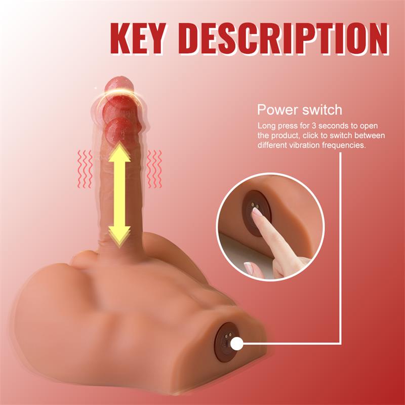 Peel Masturbador con Dildo y Ano, Vibración y Thrusting 2.7 kg - Imagen 5