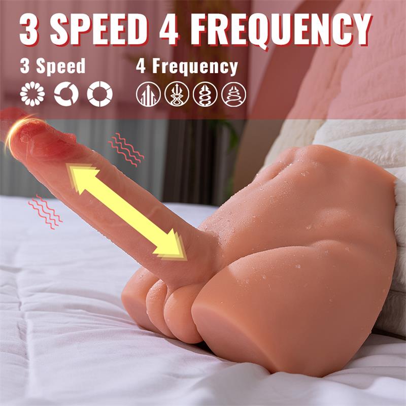 Peel Masturbador con Dildo y Ano, Vibración y Thrusting 2.7 kg - Imagen 8