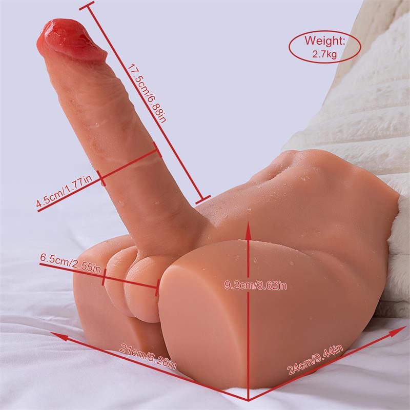 Peel Masturbador con Dildo y Ano, Vibración y Thrusting 2.7 kg - Imagen 9