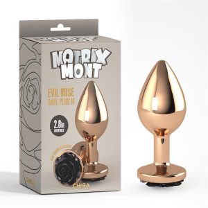 Plug Anal con Joya Evil Rose Talla M