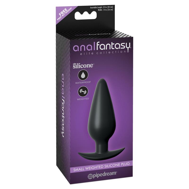 Plug Anal con Peso Interno Negro - Imagen 4