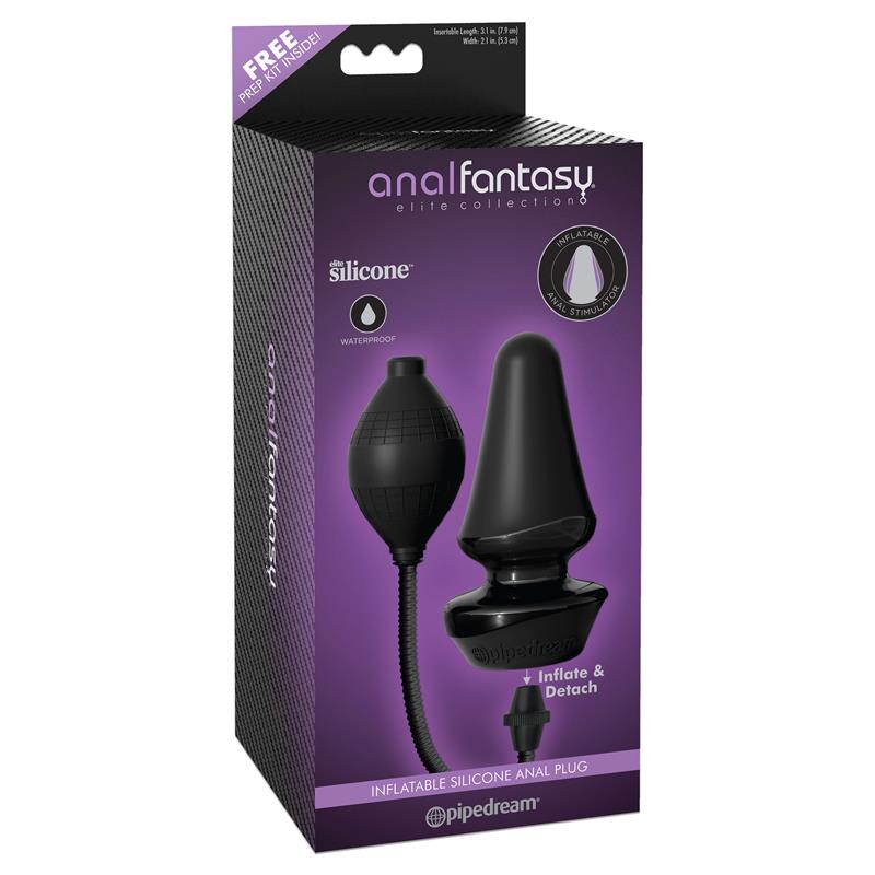 Plug Anal Inflable Color Negro - Imagen 3