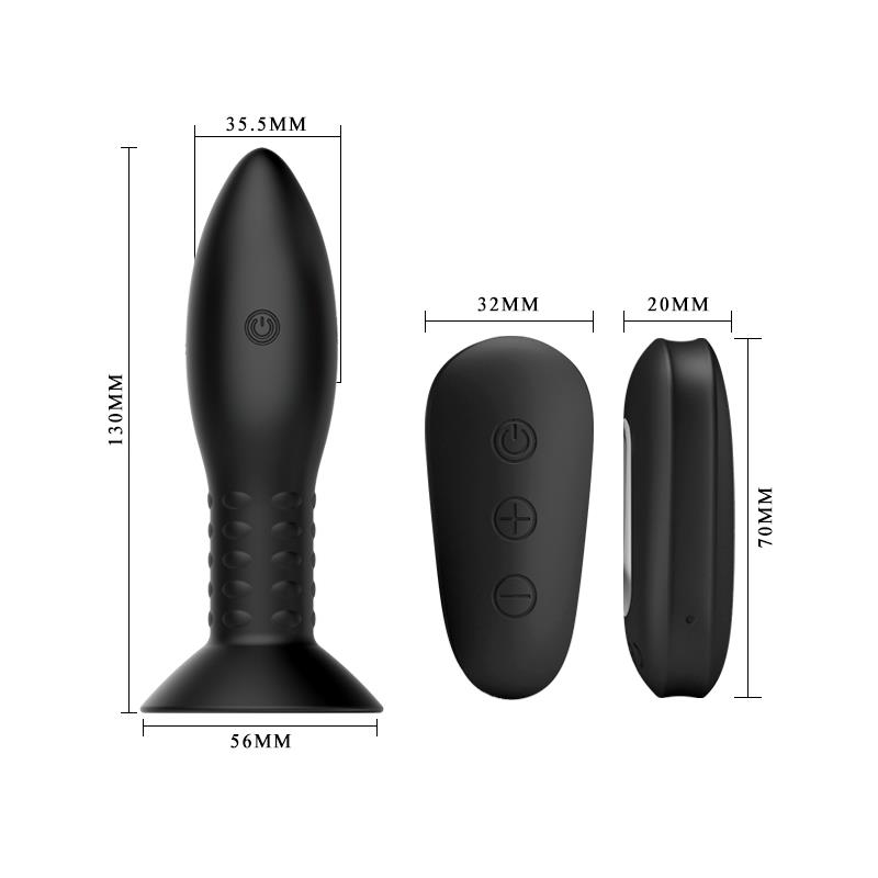 Plug Anal Inflable con Vibración y Rotación - Imagen 9
