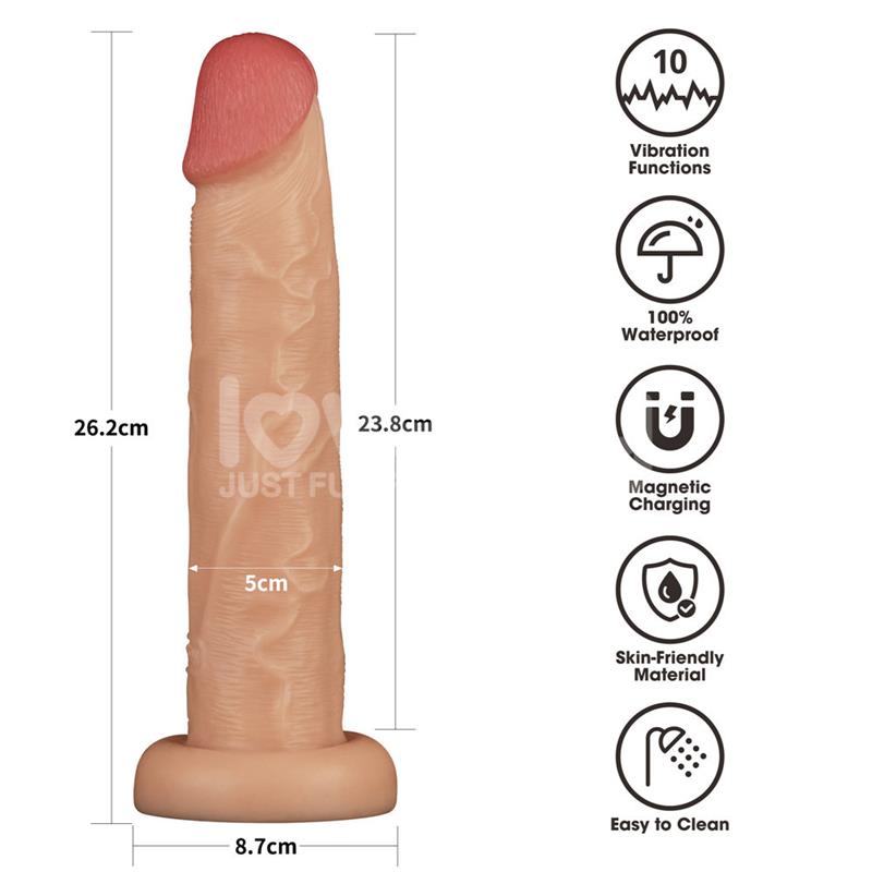Power Basics Dildo con Vibración 10 - Imagen 4