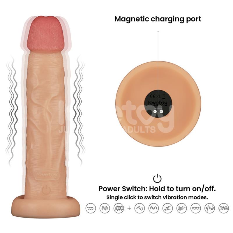 Power Basics Dildo con Vibración 10 - Imagen 8