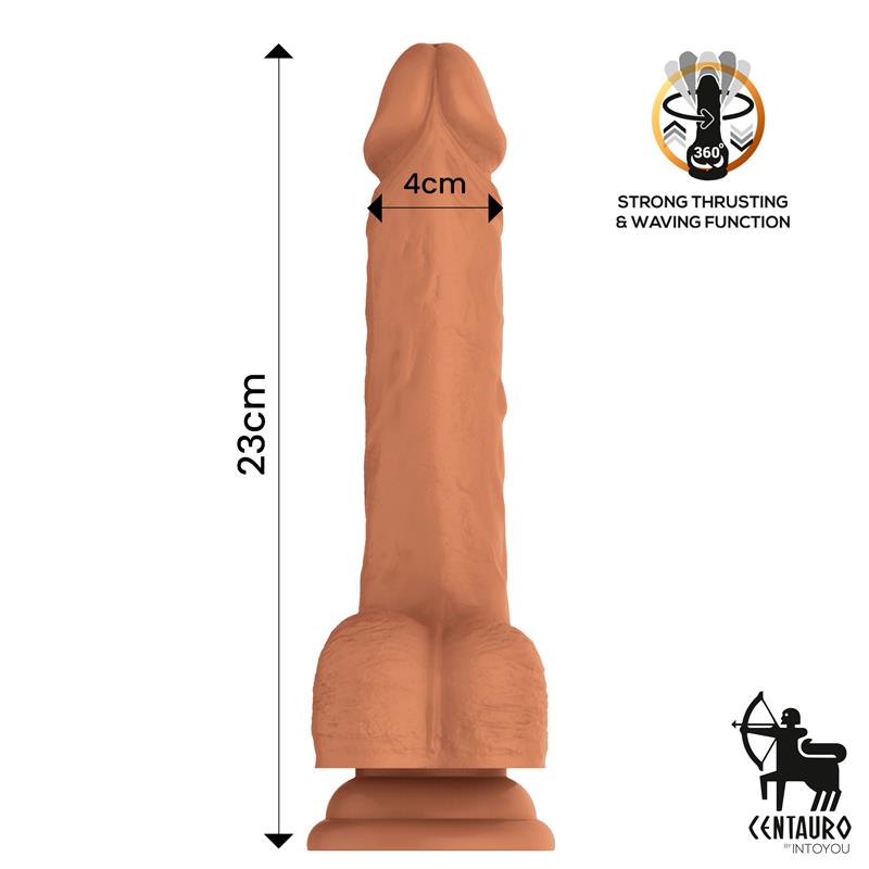 Quintus Dildo con Vibración, Thrusting y Waving 360º 9 - 23 cm - Imagen 7