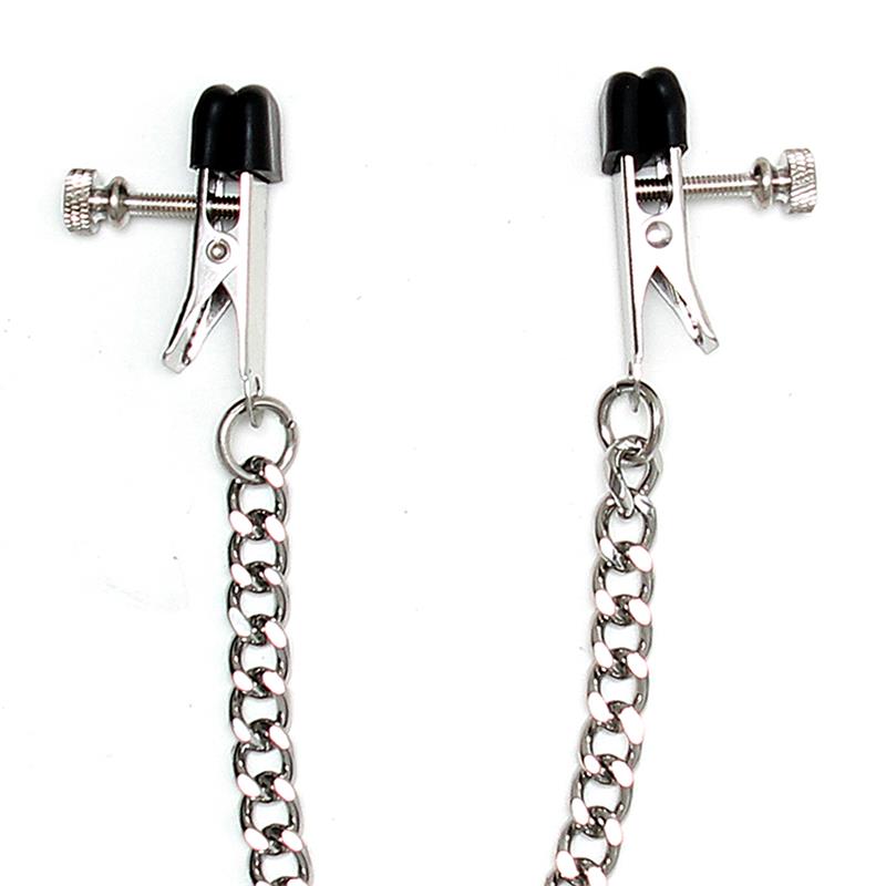 Pinzas Pezones con Cadena Metal Ajustables - Imagen 3