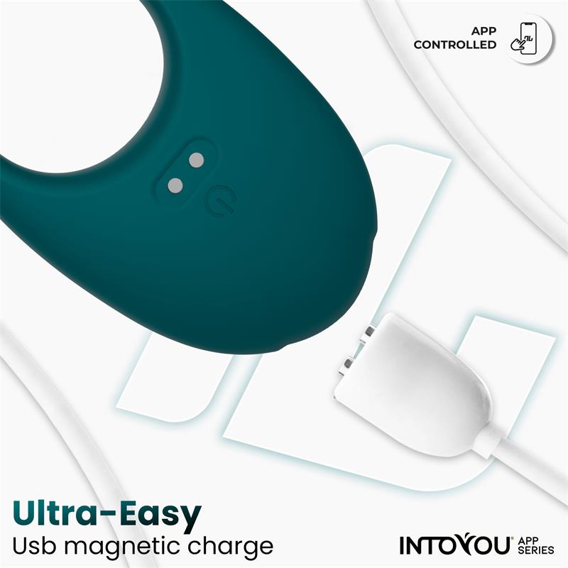 Ringo Anillo Vibrador con APP Unibody Verde - Imagen 7