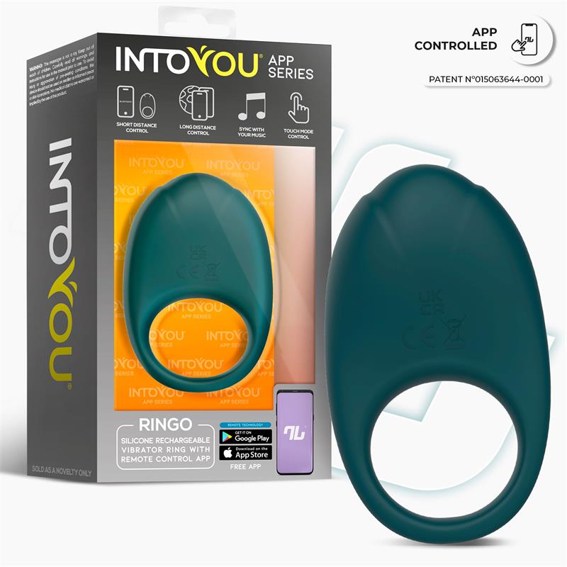 Ringo Anillo Vibrador con APP Unibody Verde - Imagen 8