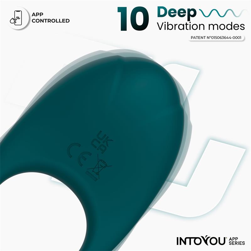 Ringo Anillo Vibrador con APP Unibody Verde - Imagen 10