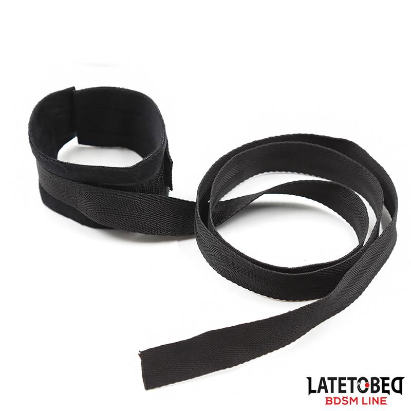 Set de Resticciones 3 Piezas Antifaz, Esposas Muñecas y Tobillos Ajustables - Imagen 6