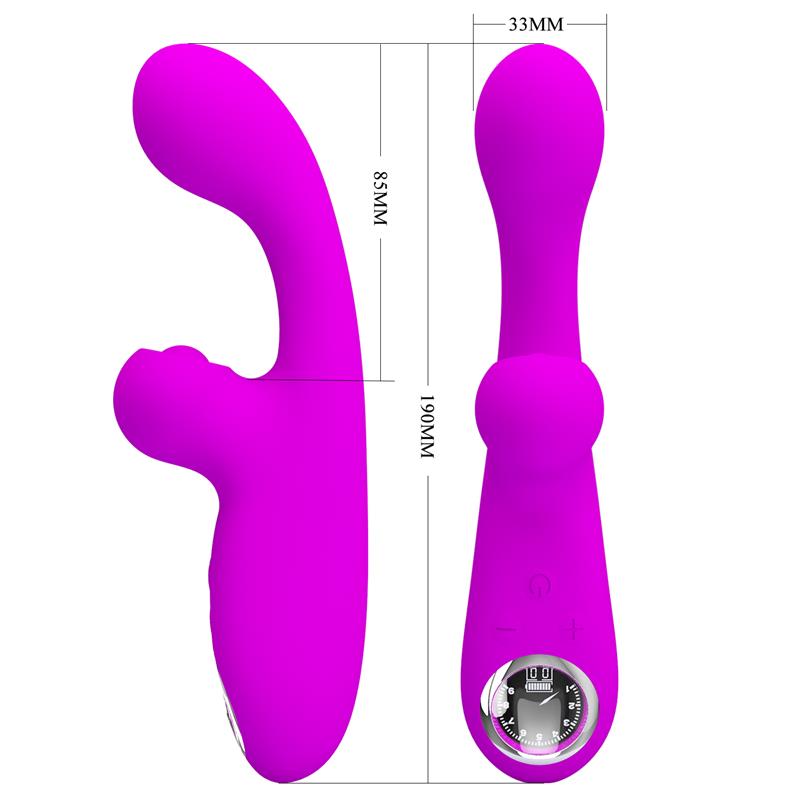 Skylar Conejito Vibrador y Thumping Fucsia - Imagen 4