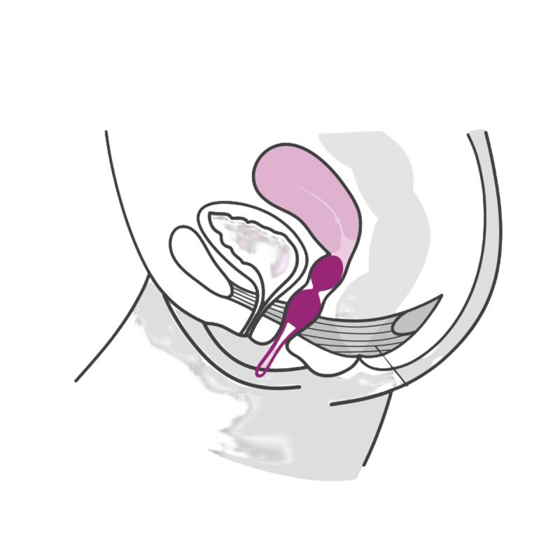 Smartballs duo Bolas Kegel White/Pistachio - Imagen 3